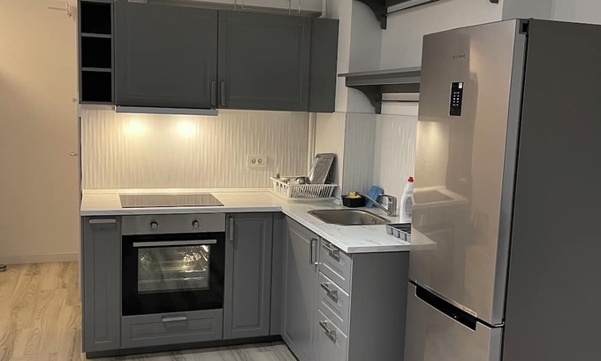 Pipera Apartment | Rose Residence 4-Elegant apt in Pipera with underground parking & self check in