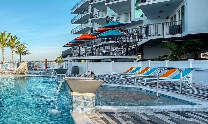 Treasure Island Hotel | 2 Cozy Units with Sunset Views! Outdoor Pool and Free Parking!