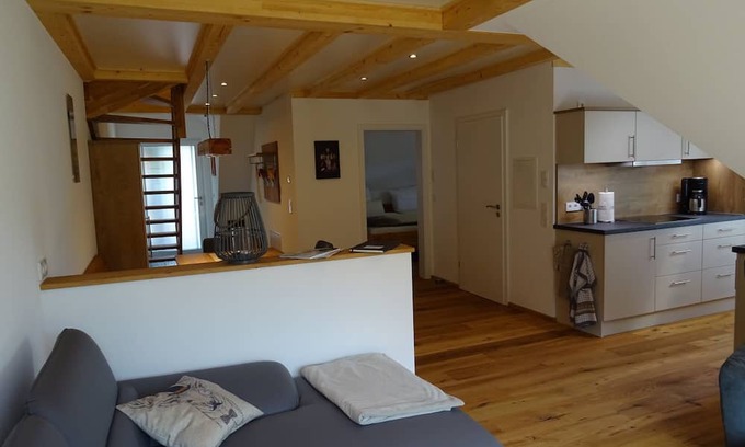Unterkirnach Apartment | Apartment 'Kieschtock' with Shared Garden, Balcony and Wi-Fi