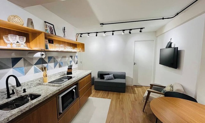Santa Ifigenia Apartment | Apartment with 2 bedrooms, air conditioning, in the shopping center of São Paulo