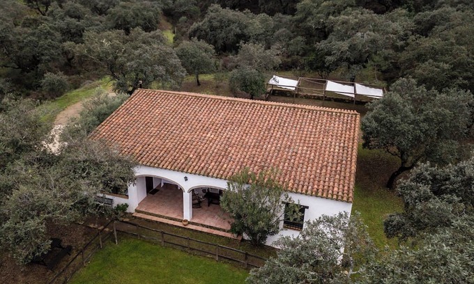 Calabazares Cottage | Casa Olivo ideal for families with private pool and fireplace. Sierra d Aracena