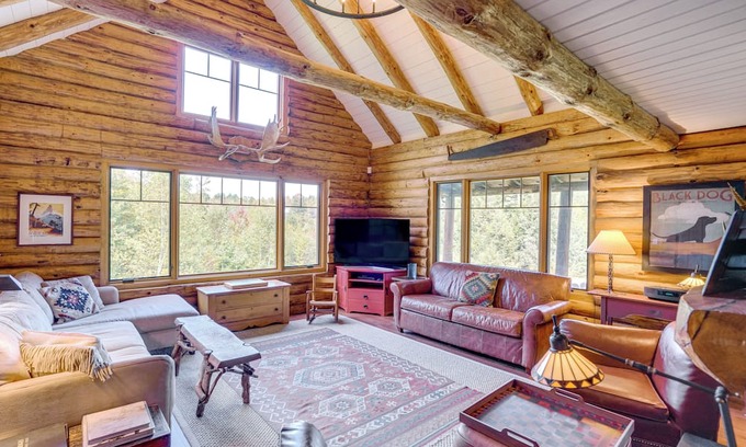 Wilmington Cabin | Cozy Log Cabin Near Mt Snow: Views, Modern Comfort